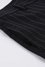Contrast Stripe Woven Wide Leg Pants