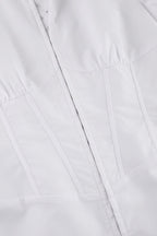 Long Sleeve Polo Collar Blouse