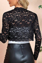 Crochet Lace Shrug Cardigan