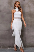 Fringe Bandage Bodycon Boho Dress