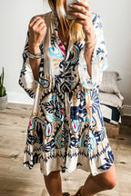 | Mini Dress, Tribal Print