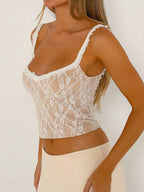 Lace Backless Cami Top