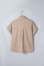 Polka Dot Print Short Sleeve Shirt