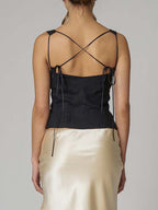 Slit Tie Up Tank Top