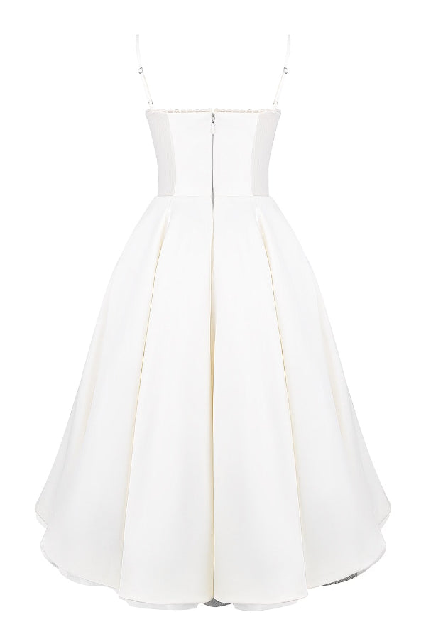 | Strapless V-neck Sleeveless Maxi Dress