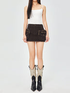 Plain Crewneck Slim Cami Top