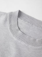 Flag Jacquard Crew Neck Pullover Sweater