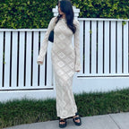 Chic Hollowed-out Long Seaside Holiday Beach Dress