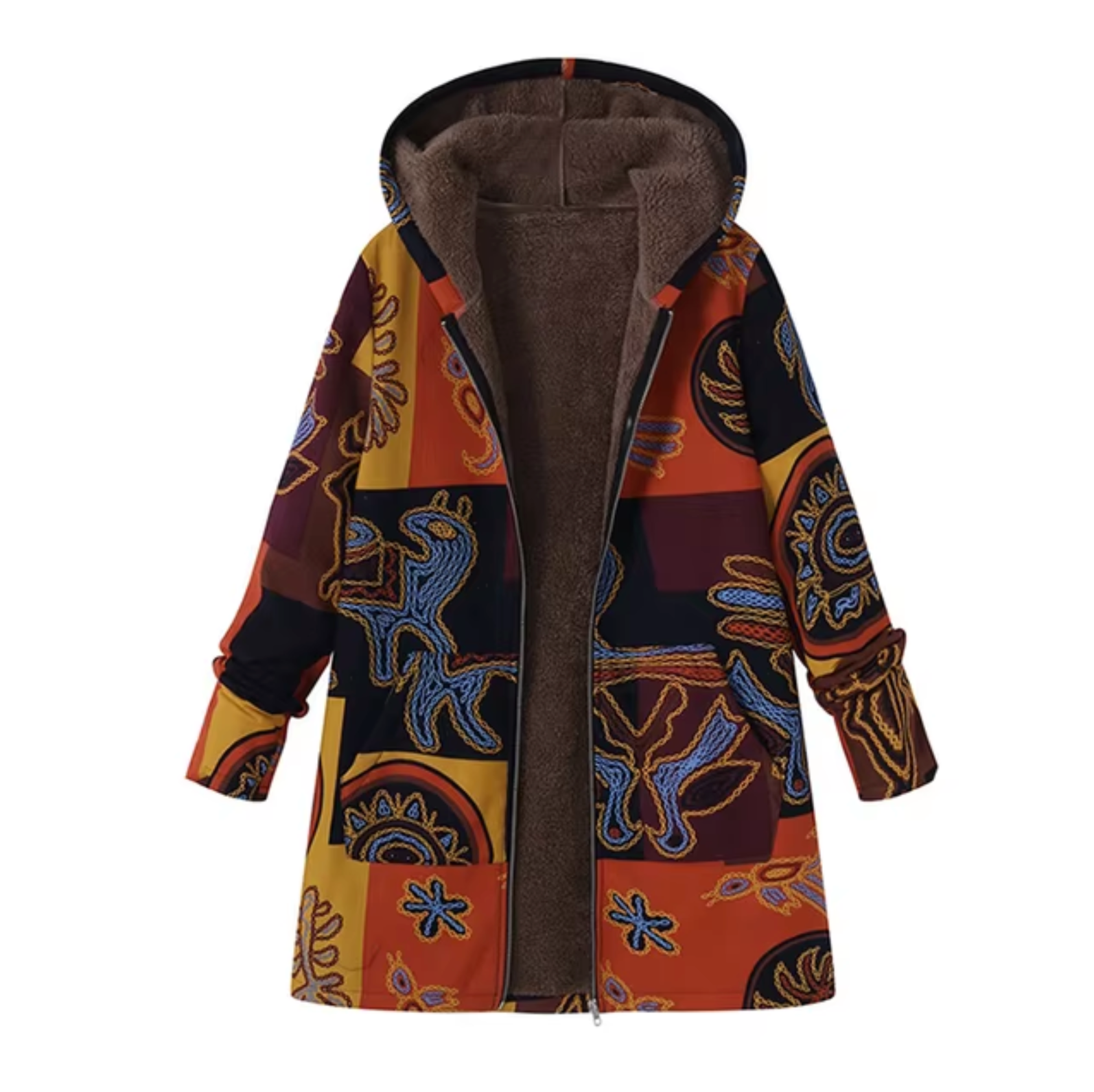 | Cotton winter jacket with hood