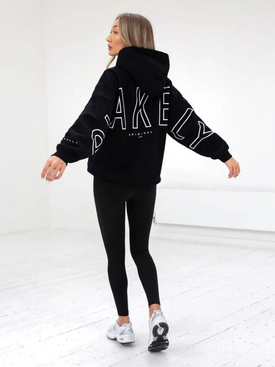 Autumn Women's Letter Hoodie Jackets
