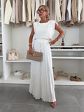 Royal Swan Pleated Two Sets