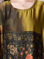 Take My Heart Round Neck A-line Dress