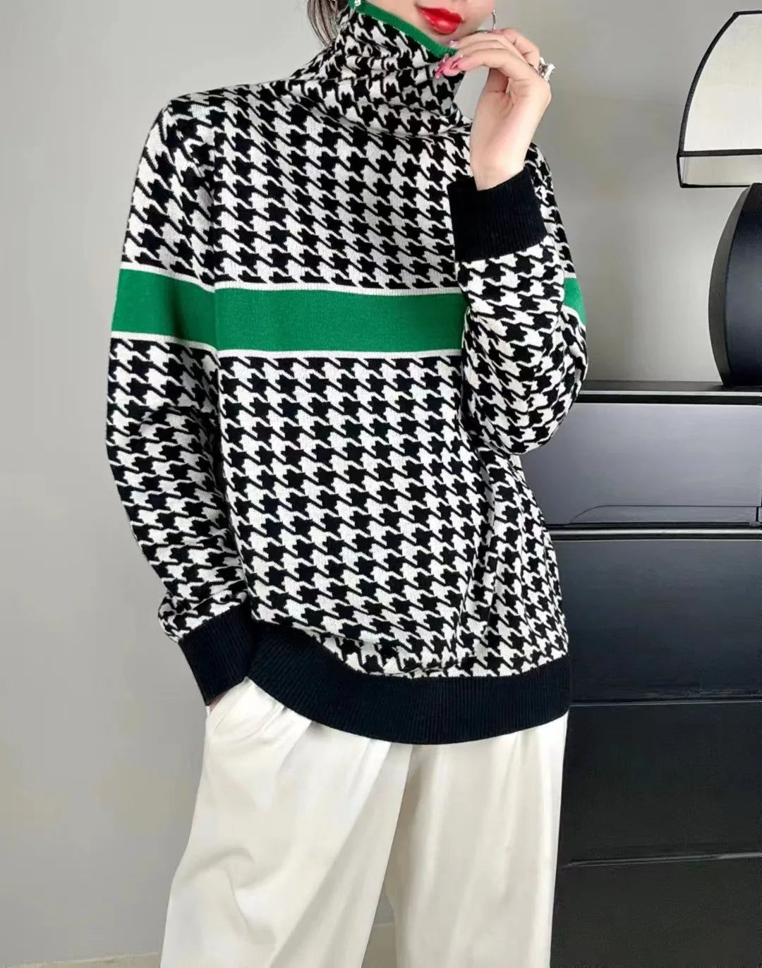 | Elegant turtleneck sweater
