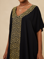 It's My Life Rayon Loose Kaftan Dress
