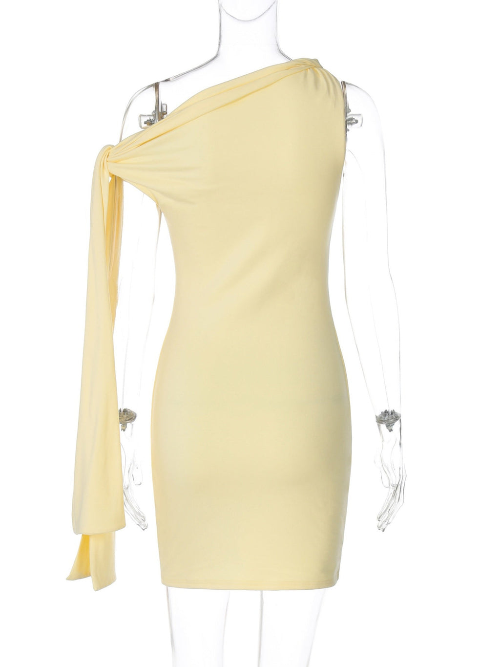 Straps Sloping Shoulders Slim Fit Hip Body Mini&Short Dresses