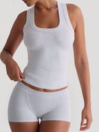 Tank Top Hip-lifting Shorts Fitness Workout Set