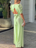 Puff Sleeve Maxi Dresses