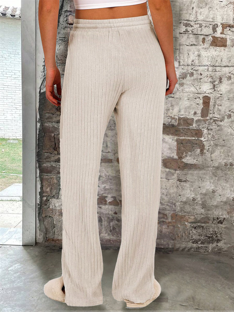Solid Color Versatile Trousers