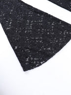 Y2K Lace Patchwork Hollowed-out Perspective High-waisted Flared Pants Slimming Pants