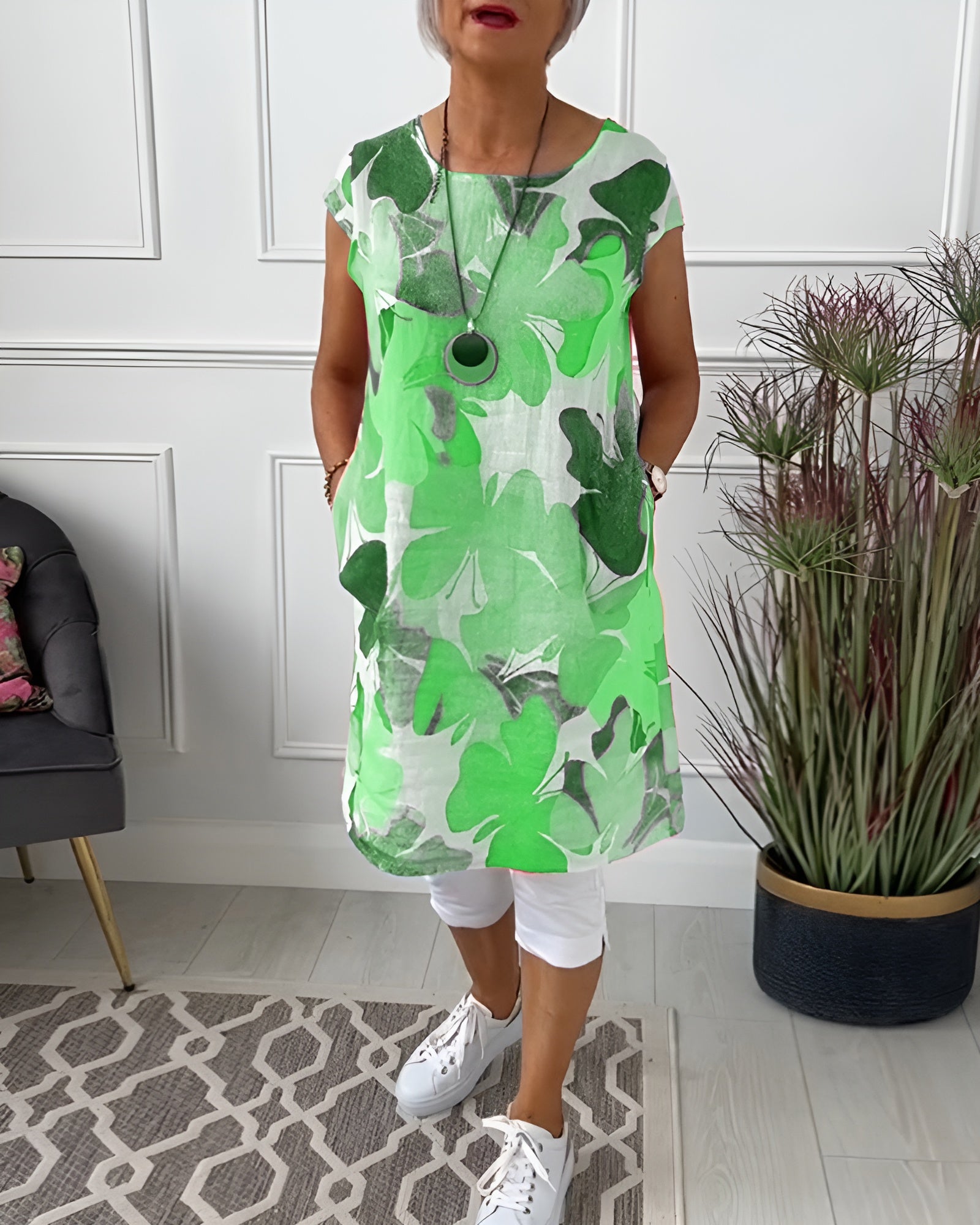 | Casual Floral Blouse