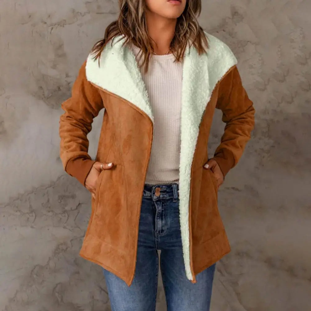 | Plush coat in winter color