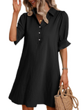 | Button Shirtdress