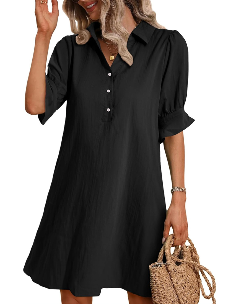 | Button Shirtdress