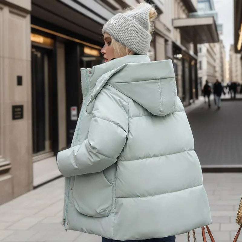 | Hooded winter jacket, warm coat