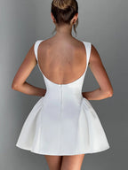 Sleeveless Big Swing Mini&Short Dresses