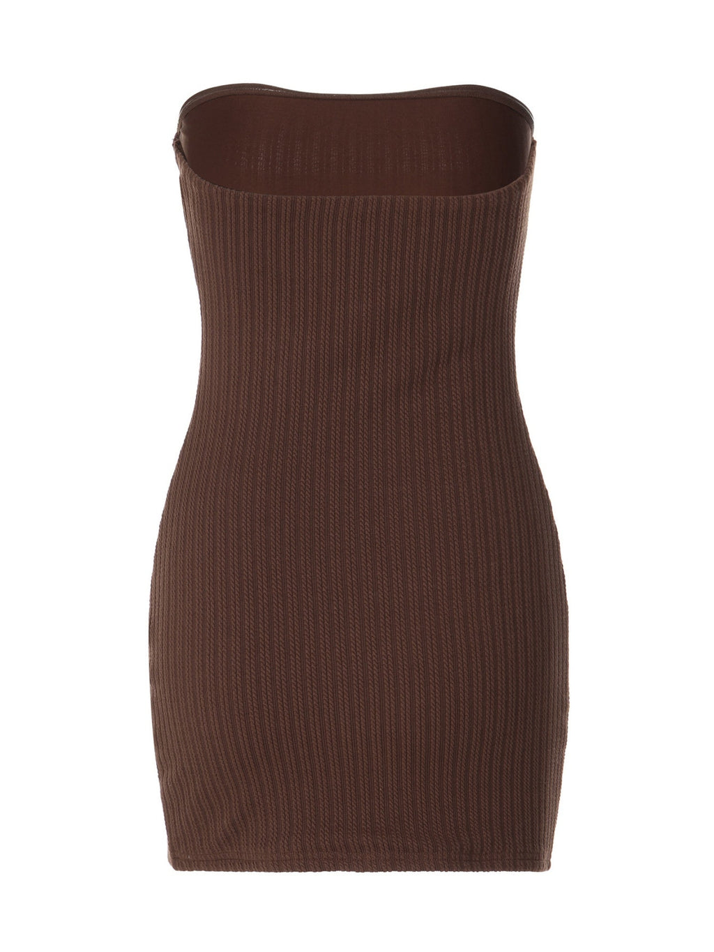 Gathering Slim Fit Hip Body Strapless Mini&Short Dresses