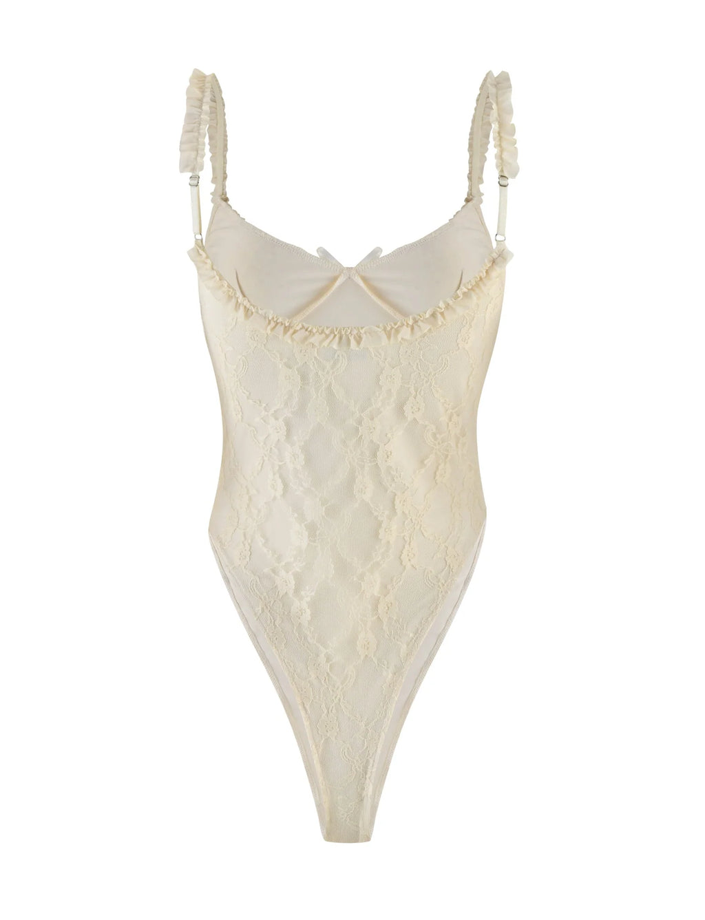 DEJA BODYSUIT - BEIGE : CHAMPAGNE : CHAMPAGNE LACE
