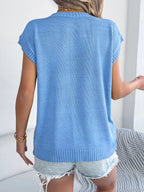 Flower Round Neck Sweater