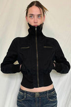 Utility Pocket Detail Flight Jacket