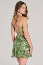 Sexy Cami Bodycon Short Sequin Dress