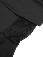 Lace Trim Wide Leg Jumpsuit