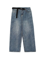 Retro Washed Dangle Mopping Boyfriend Jeans
