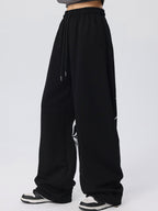 Vintage Butterfly Print Loose Sweatpants