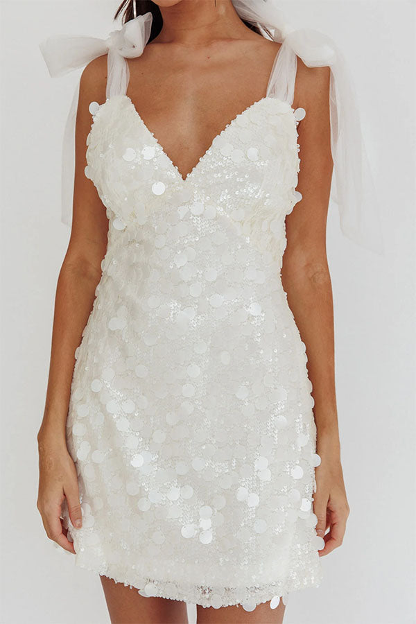 Celeste Glamour Sequin Mini Dress