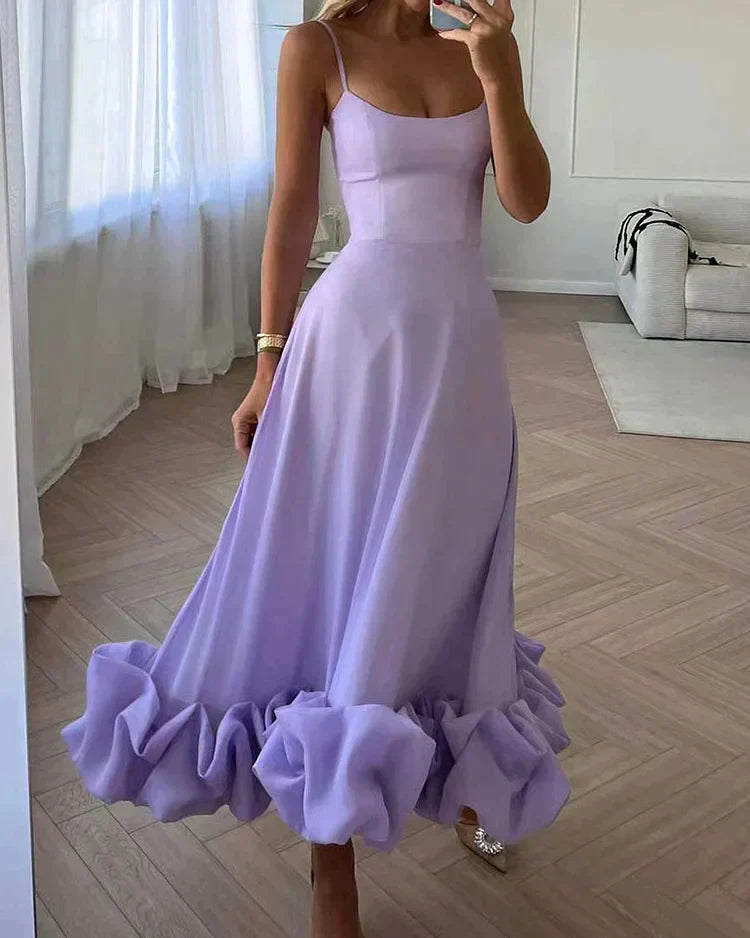 Eugenia Effortless Midi Party Dress Boutique Collection