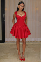 Floral Jacquard A-Line Backless Bow Party Dress