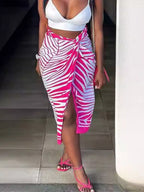 Twisted Slit Skirt