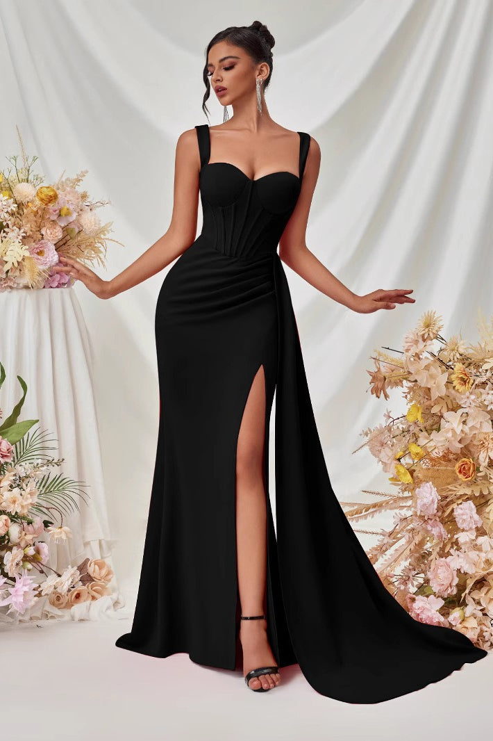 Bodycon Slit Maxi Dress