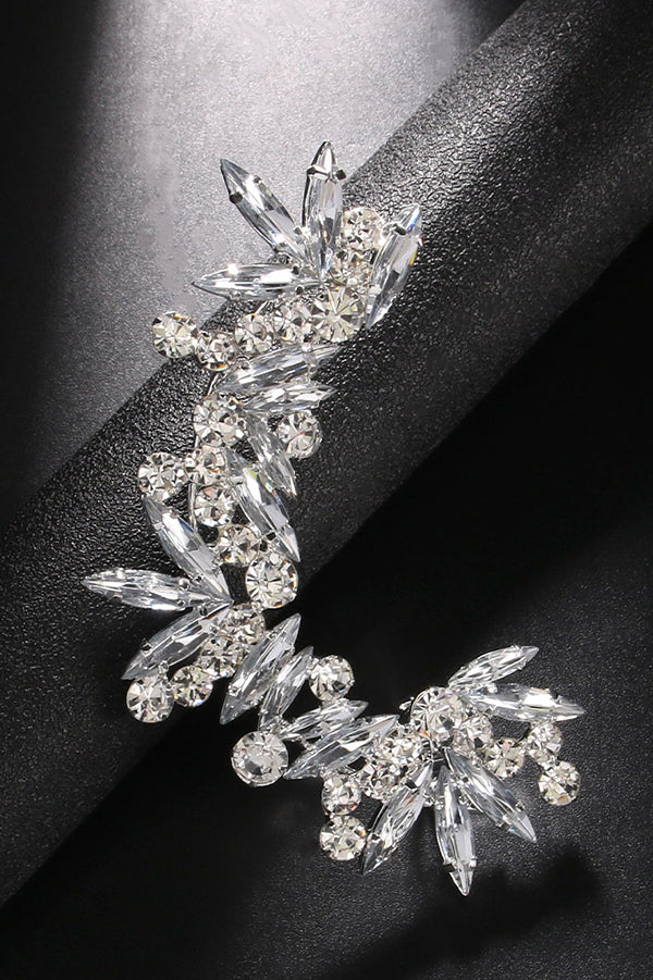 Non-pierced Rhinestone Clip-on Earrings