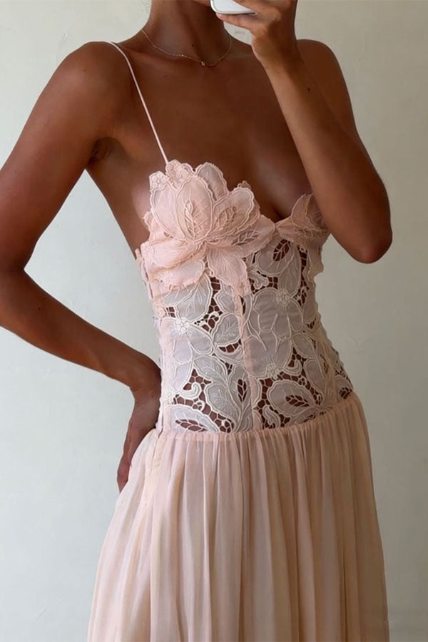 Amelie Lace Bustier Dress