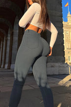 Mid Waist Stretch Skinny Jeans