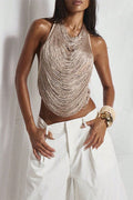 Elise's Tassel Halter Top