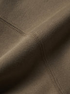 Letter Label Embellished V Neck Oversized Hoodie