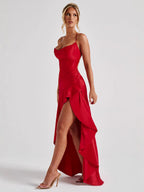 Satin Maxi Dress