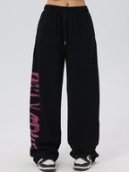 Street Lettering Printed Sweatpants