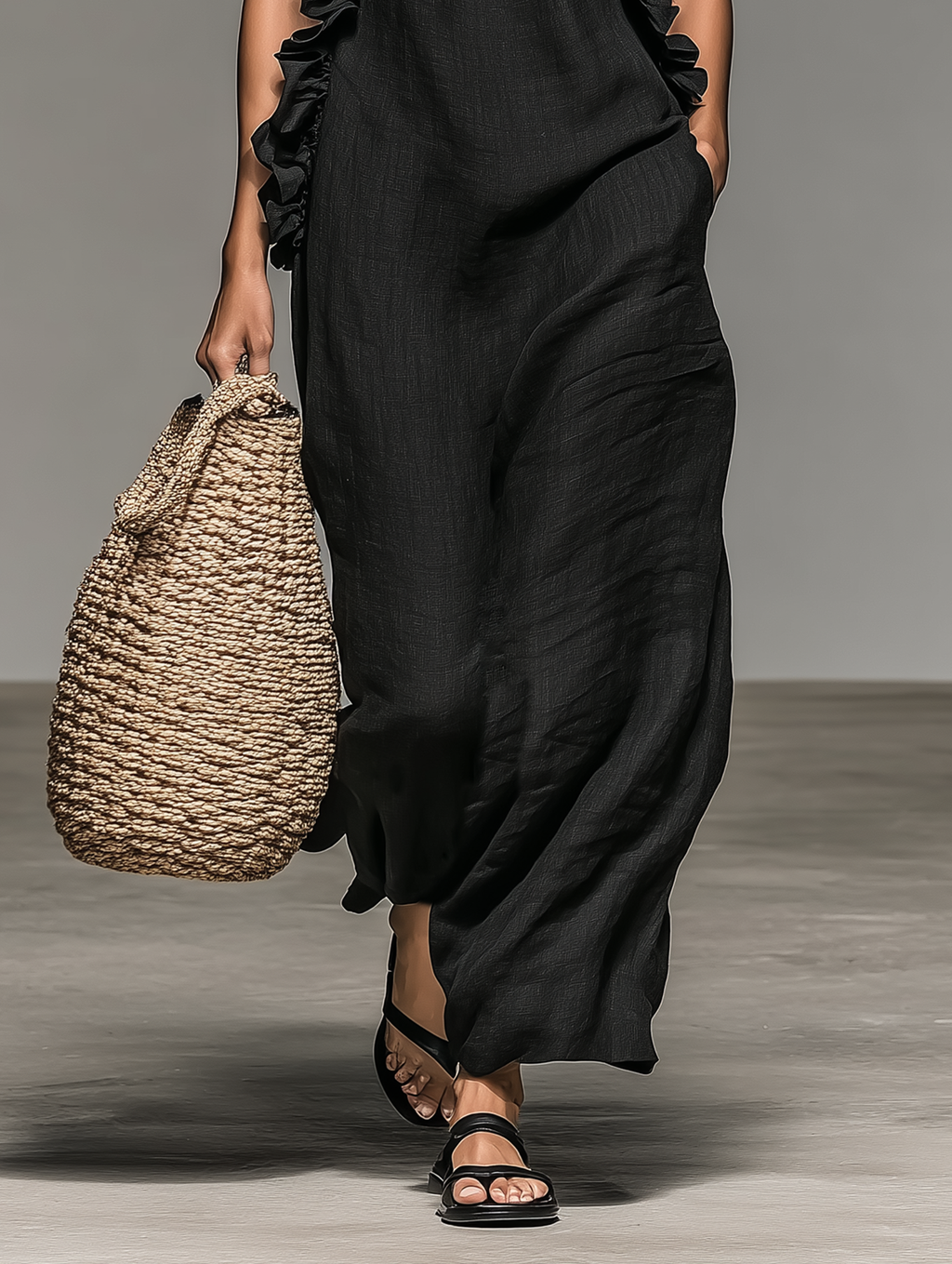 Sophie | Linen Maxi Dress